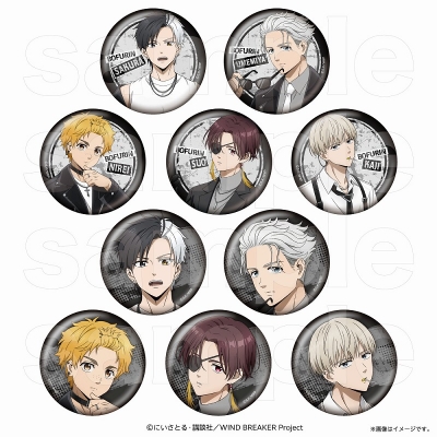 【グッズ-バッチ】WIND BREAKER キャラバッジコレクション(ロックレザー)(全10種)