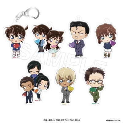 【グッズ-キーホルダー】名探偵コナン アクリルキーホルダーコレクション(カラフルはーと2)(全7種)