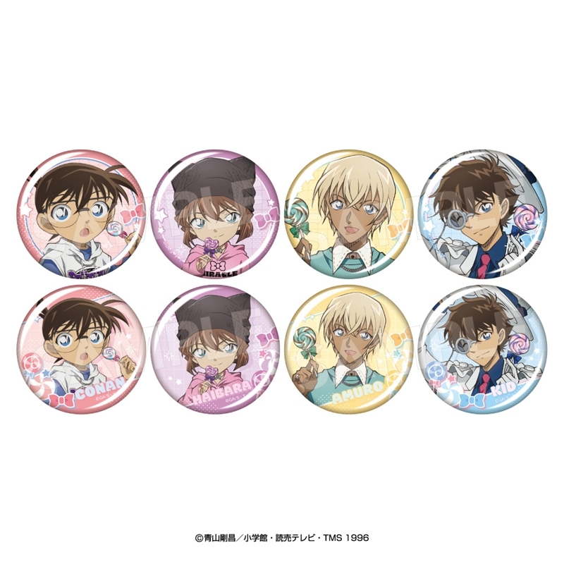 【グッズ-バッチ】名探偵コナン キャラバッジコレクション(ロリポップ)全8種