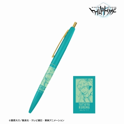 【グッズ-ボールペン】TVアニメ「ワールドトリガー」 描き下ろしイラスト 来馬 辰也 雨の日のお出かけver. クリックゴールド ボールペン