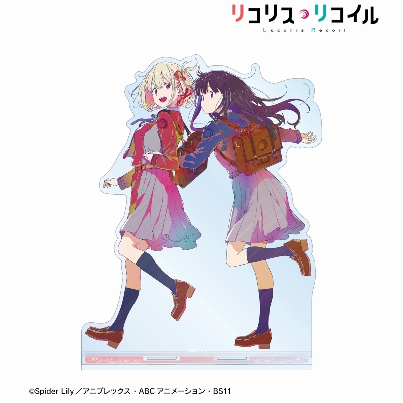 【グッズ-スタンドポップ】TVアニメ「リコリス・リコイル」 錦木千束&井ノ上たきな Ani-Art clear label BIGアクリルスタンド