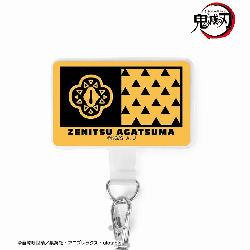 【グッズ-携帯グッズ】鬼滅の刃 我妻善逸 フォンタブ