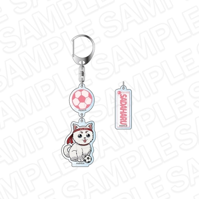 【グッズ-キーホルダー】アニメ『3年Z組銀八先生』 ゆらゆらキーホルダー 定春 球技大会 デフォルメ ver.