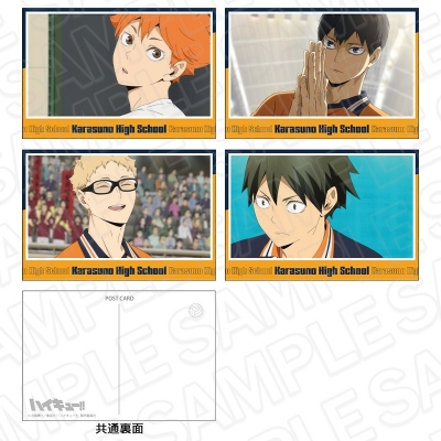 【グッズ-ポストカード】アニメ「ハイキュー!!」 ポストカードセット 烏野高校 D