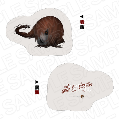 【グッズ-クッション】文字化化 ダイカットクッション 生首