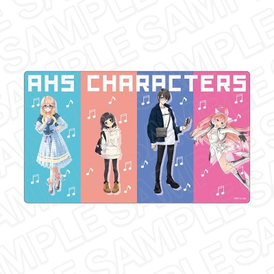 【グッズ-デスクマット】AHSキャラクターズ ラバーデスクマット B