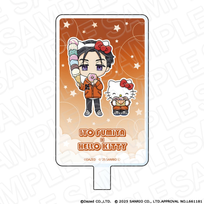 【グッズ-携帯グッズ】カリスマ × サンリオキャラクターズ フォンタブ 伊藤 ふみや × ハローキティ vol.2