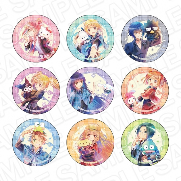 【グッズ-バッチ】TVアニメ『しゅごキャラ!』×サンリオキャラクターズ ホログラムカンバッジ(ブラインド) PALE TONE series