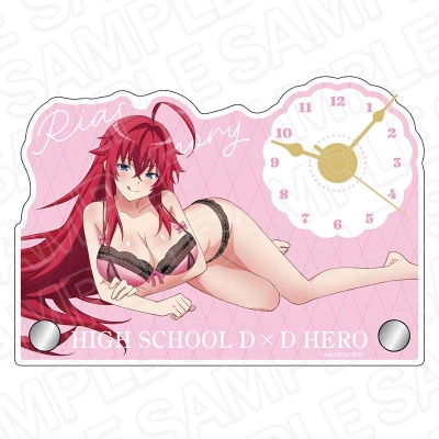 【グッズ-時計】TVアニメ『ハイスクールD×D HERO』 ミニアクリルクロック リアス・グレモリー ナイトウェア ver.
