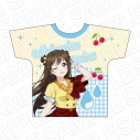 【グッズ-Tシャツ】ラブライブ!虹ヶ咲学園スクールアイドル同好会 フルグラフィックTシャツ 桜坂しずく Cafe party ver.の画像