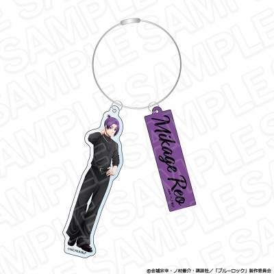 【グッズ-キーホルダー】TVアニメ『ブルーロック』 ワイヤーキーホルダー 御影玲王 Black outfit ver.