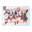 【グッズ-ボード】ゆるゆり ミニアクリルアート あかり&ちなつ&櫻子&向日葵 マフラー ver.の画像