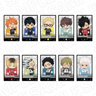 【グッズ-カード】アニメ「ハイキュー!!」 クリアカード(ランダム) ナイスプレー ver.