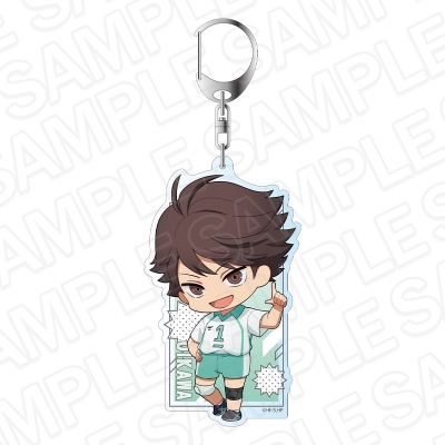 【グッズ-キーホルダー】アニメ「ハイキュー!!」 デカキーホルダー 及川 徹 ナイスプレー ver.