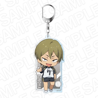 【グッズ-キーホルダー】アニメ「ハイキュー!!」 デカキーホルダー 木葉秋紀 ナイスプレー ver.