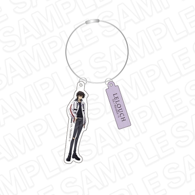 【グッズ-キーホルダー】アニメ「コードギアス 反逆のルルーシュ」 ワイヤーキーホルダー ルルーシュ Street ver.