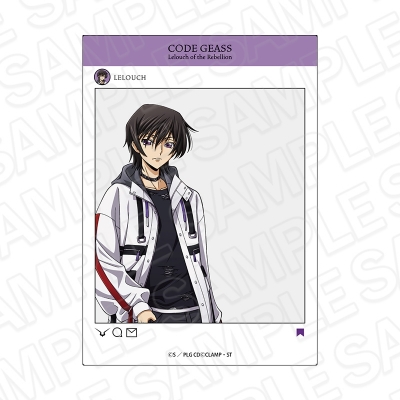 【グッズ-カード】アニメ「コードギアス 反逆のルルーシュ」 SNS風アクリルフレーム ルルーシュ Street ver.