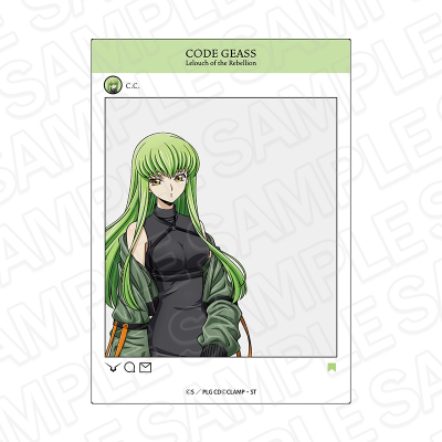 【グッズ-カード】アニメ「コードギアス 反逆のルルーシュ」 SNS風アクリルフレーム C.C. Street ver.