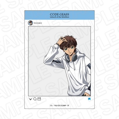【グッズ-カード】アニメ「コードギアス 反逆のルルーシュ」 SNS風アクリルフレーム スザク Street ver.