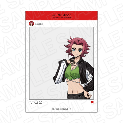 【グッズ-カード】アニメ「コードギアス 反逆のルルーシュ」 SNS風アクリルフレーム カレン Street ver.