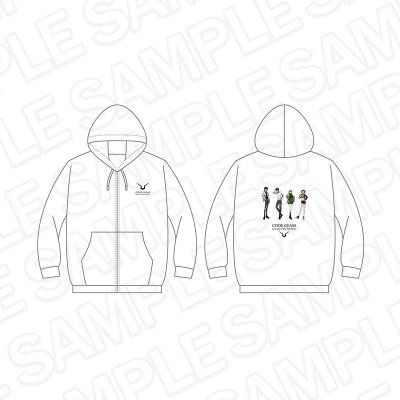 【グッズ-ジャンパー・コート】アニメ「コードギアス 反逆のルルーシュ」 ジップアップフーディ XL Street ver.