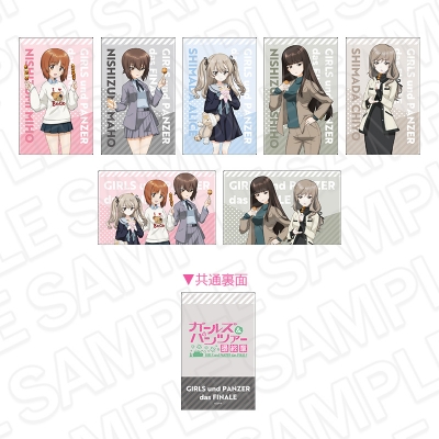 【グッズ-カード】ガールズ&パンツァー 最終章 ホログラムカード(ランダム) 食べ歩き ver.