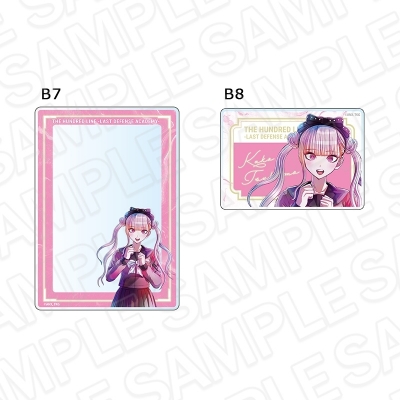 【グッズ-カードケース】HUNDRED LINE -最終防衛学園- 硬質カードケースセット PALE TONE series 九十九過子