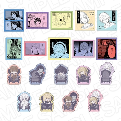 【グッズ-シール】DEATH NOTE フレークシール デフォルメ ver.