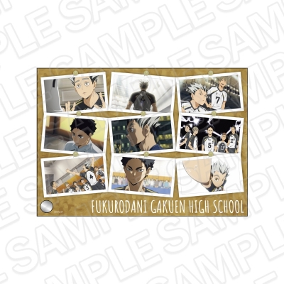 【グッズ-ボード】アニメ「ハイキュー!!」 ミニアクリルアート 梟谷学園高校