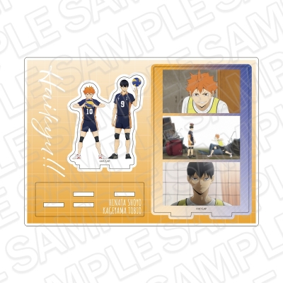 【グッズ-スタンドポップ】アニメ「ハイキュー!!」 アクリルジオラマ 日向翔陽・影山飛雄