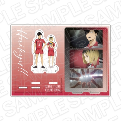 【グッズ-スタンドポップ】アニメ「ハイキュー!!」 アクリルジオラマ 黒尾鉄朗・孤爪研磨