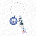 【グッズ-キーホルダー】ラブライブ!虹ヶ咲学園スクールアイドル同好会 ワイヤーキーホルダー 朝香果林 トラッド&グラス ver.の画像