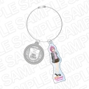 【グッズ-キーホルダー】ラブライブ!虹ヶ咲学園スクールアイドル同好会 ワイヤーキーホルダー 天王寺璃奈 トラッド&グラス ver.の画像