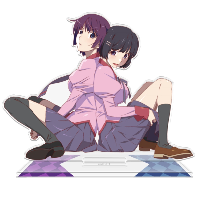 【グッズ-スタンドポップ】<物語>シリーズ アクリルキャラスタンドB ひたぎ&翼