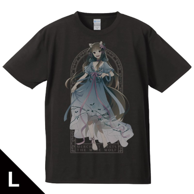 【グッズ-Tシャツ】TVアニメ「狼と香辛料 MERCHANT MEETS THE WISE WOLF」 Tシャツ ホロ ドレスver. 【描き下ろし】 Lサイズ