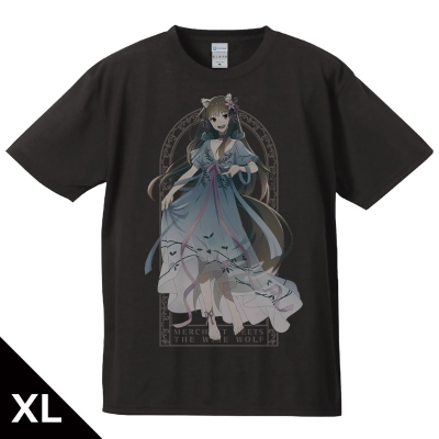 【グッズ-Tシャツ】TVアニメ「狼と香辛料 MERCHANT MEETS THE WISE WOLF」 Tシャツ ホロ ドレスver. 【描き下ろし】 XLサイズ