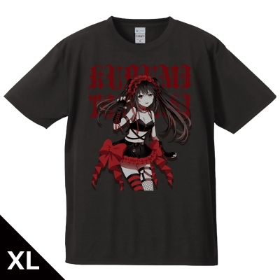 【グッズ-Tシャツ】デート・ア・ライブV Tシャツ 時崎狂三 XLサイズ ゴシックパンクver.【描き下ろし】