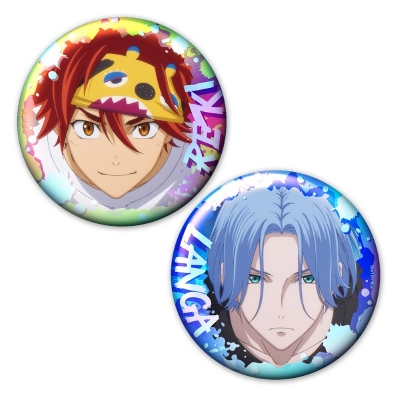 【グッズ-バッチ】SK∞ エスケーエイト オーロラ缶バッジ2個セット 暦&ランガ vol.3