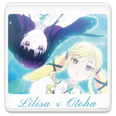 【グッズ-コースター】ロックは淑女の嗜みでして アクリルコースター(スタンド付) りりさ&音羽