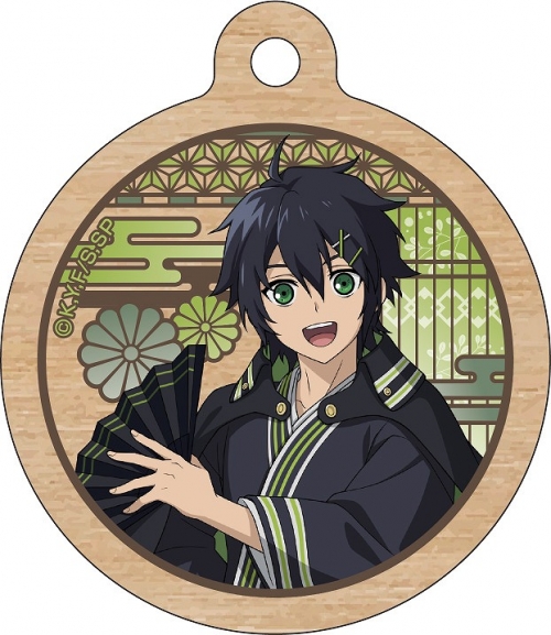 グッズ-キーホルダー】終わりのセラフ 描き下ろしウッドキーホルダー 