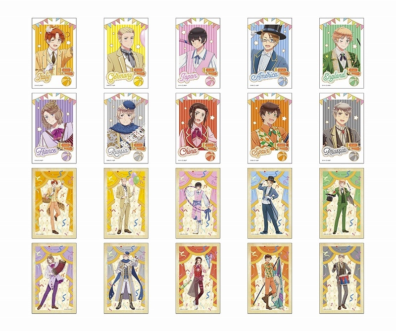 グッズ-カードコレクション】アニメ「ヘタリア World☆Stars」 描き 
