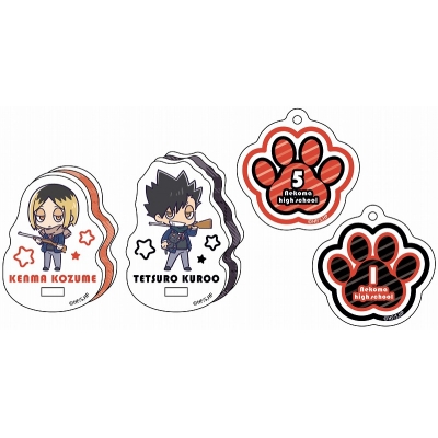 【グッズ-スタンドポップ】ハイキュー!! ミニキャラゆらゆらアクリルスタンド ③孤爪研磨・黒尾鉄朗