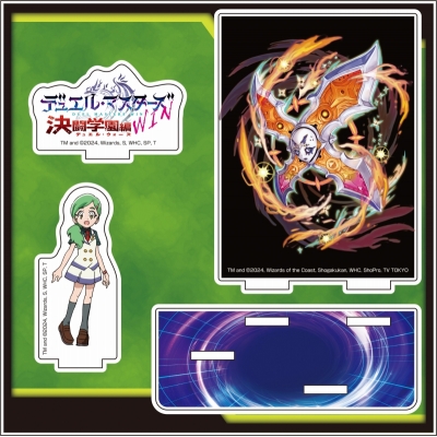【グッズ-スタンドポップ】『デュエル・マスターズ WIN』 ミニアクリルジオラマ ②カレン&聖カオスマントラ