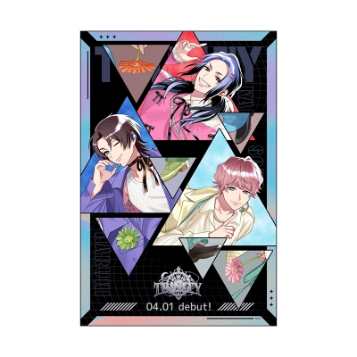 【グッズ-ブロマイド】東京カラーソニック!! BIGブロマイド(TRiNITY)/星のように輝く僕らは、アイドル!