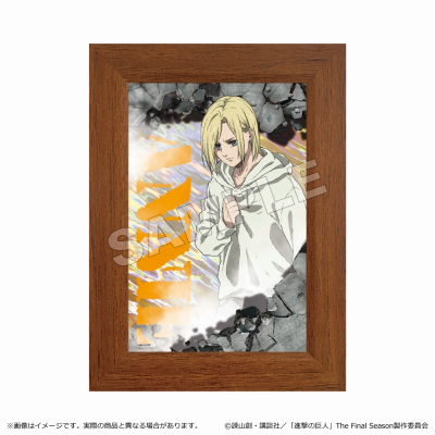 【グッズ-その他】進撃の巨人 The Final Season ミニメタルアート アニ・レオンハート