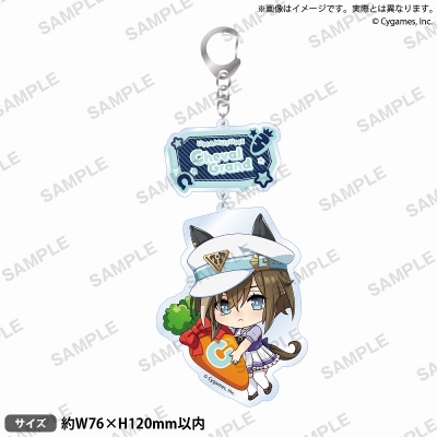 【グッズ-キーホルダー】ウマ娘 プリティーダービー むぎゅみにアクリルキーホルダー vol.4 シュヴァルグラン