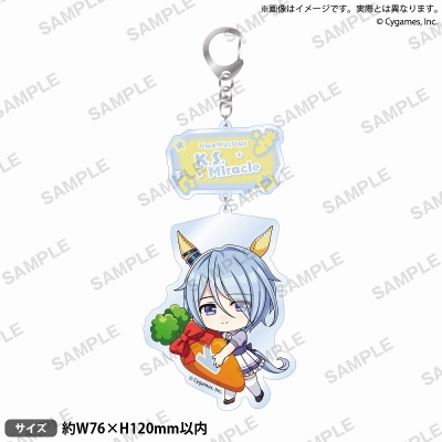 【グッズ-キーホルダー】ウマ娘 プリティーダービー むぎゅみにアクリルキーホルダー vol.4 ケイエスミラクル
