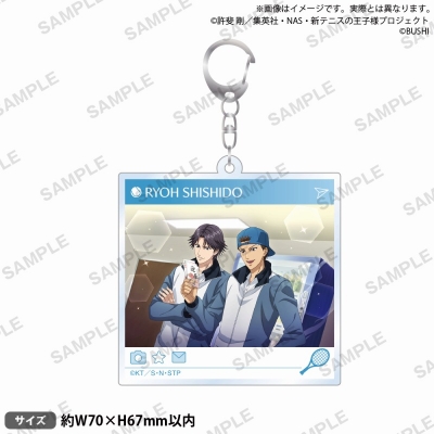 【グッズ-キーホルダー】新テニスの王子様 RisingBeat SNS風アクリルキーホルダー HAPPY NEW YEAR! 宍戸 亮