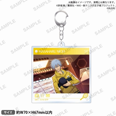 【グッズ-キーホルダー】新テニスの王子様 RisingBeat SNS風アクリルキーホルダー HAPPY NEW YEAR! 仁王雅治