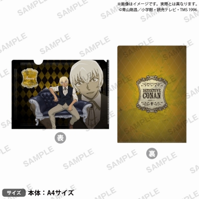 【グッズ-クリアファイル】名探偵コナン クリアファイル 長椅子ver. 安室透